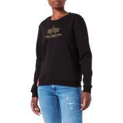 Sudadera de mujer Alpha Industries Basic Embroidery