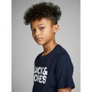Camiseta niños cuello redondo Jack & Jones ecorp logo