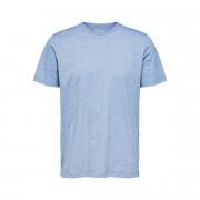 Camiseta Selected manches courtes Col rond Norman 180 mini rayure