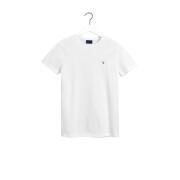 Camiseta de piqué de algodón Gant Fit