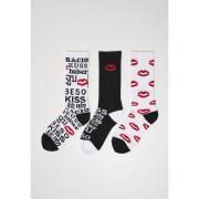 Calcetines Mister Tee Kiss 3-Pack