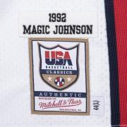 Camiseta auténtica del equipo USA Magic Johnson 1992