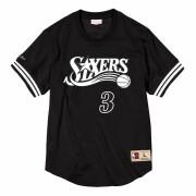 Camiseta Philadelphia 76ers black & white mesh