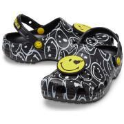 Zuecos Crocs Classic Smiley World Charm