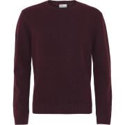 Jersey de lana con cuello redondo Colorful Standard Classic Merino oxblood red