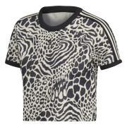 Camiseta de mujer adidas Leopard