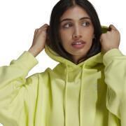 Sudadera con capucha de gran tamaño para mujer adidas Originals Adicolor