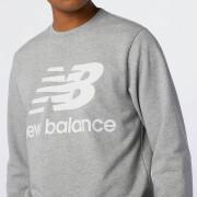 Sudadera New Balance essentials stacked logo crew