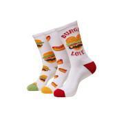 Calcetines Mister Tee Burger Hot Dog 3-Pack