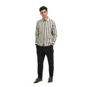 Camisa Selected Slhregpecko Stripes W
