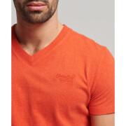 Camiseta orgánico con cuello de pico y logotipo Superdry Essential