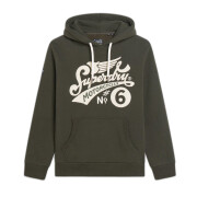 Sudadera con capucha Superdry Worker Scripted