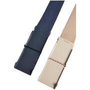 Cinturones de lona con hebillas de colores Urban Classics (x2)