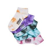 Paquete de 5 pares de calcetines Urban Classics Tie Dye Invisible