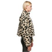 Polar court mujer Urban Classics AOP sherpa Troyer